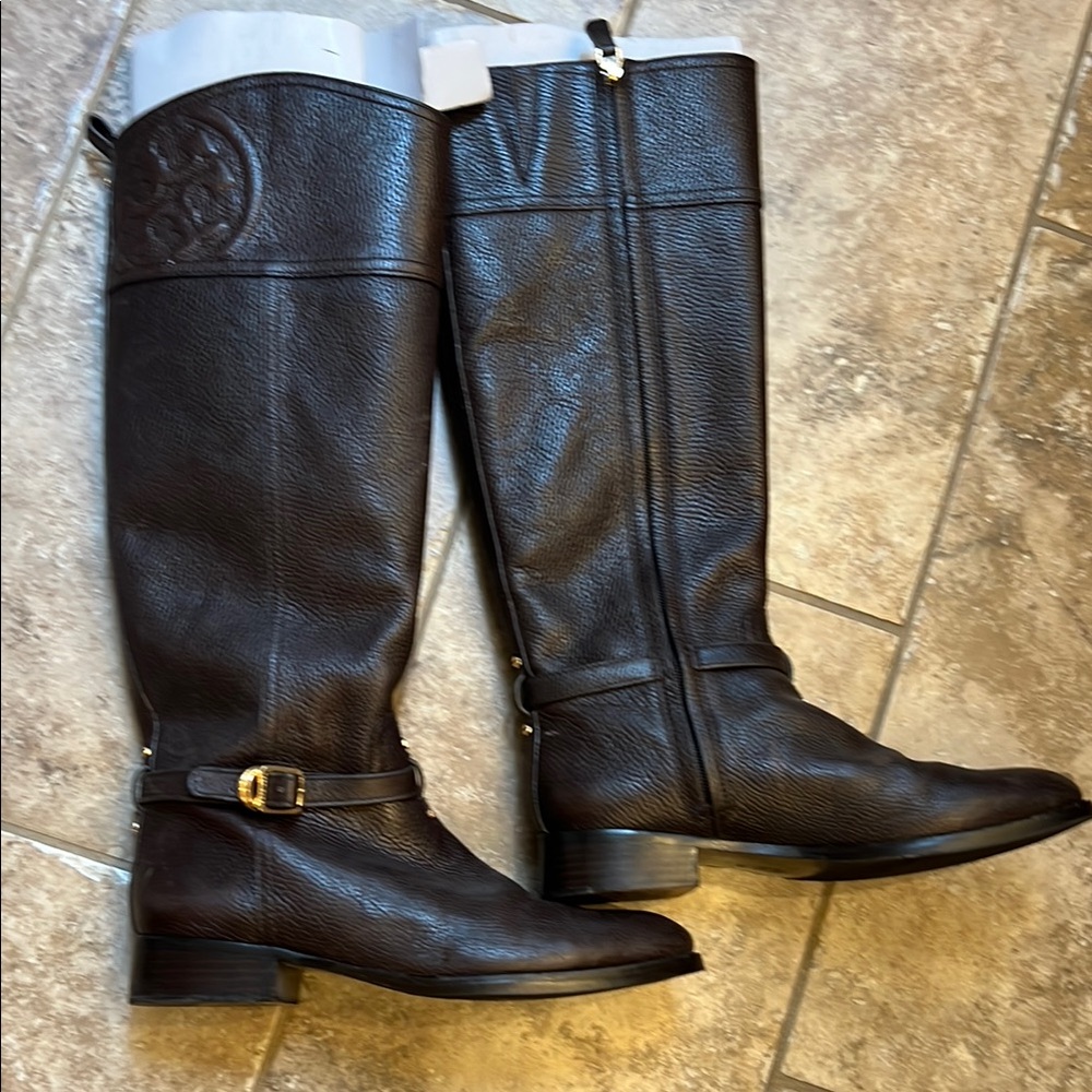 Brown Leather Riding Boots